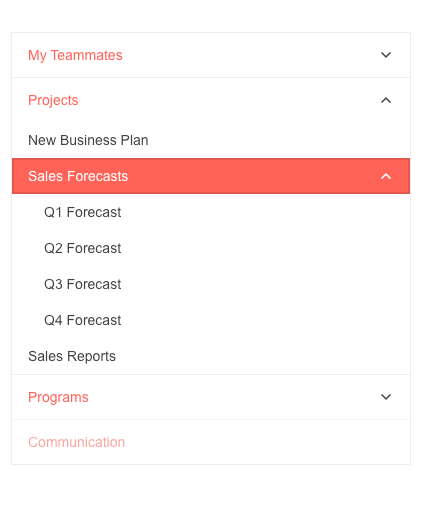 Kendo UI for jQuery PanelBar - Redesign