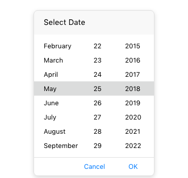 NET MAUI DatePicker component